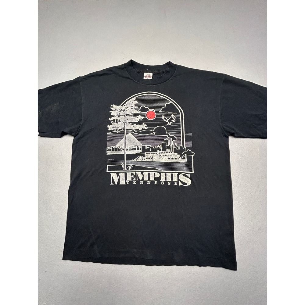 Belton Memphis Tennessee T-Shirt Cotton Poly Black XL Mens